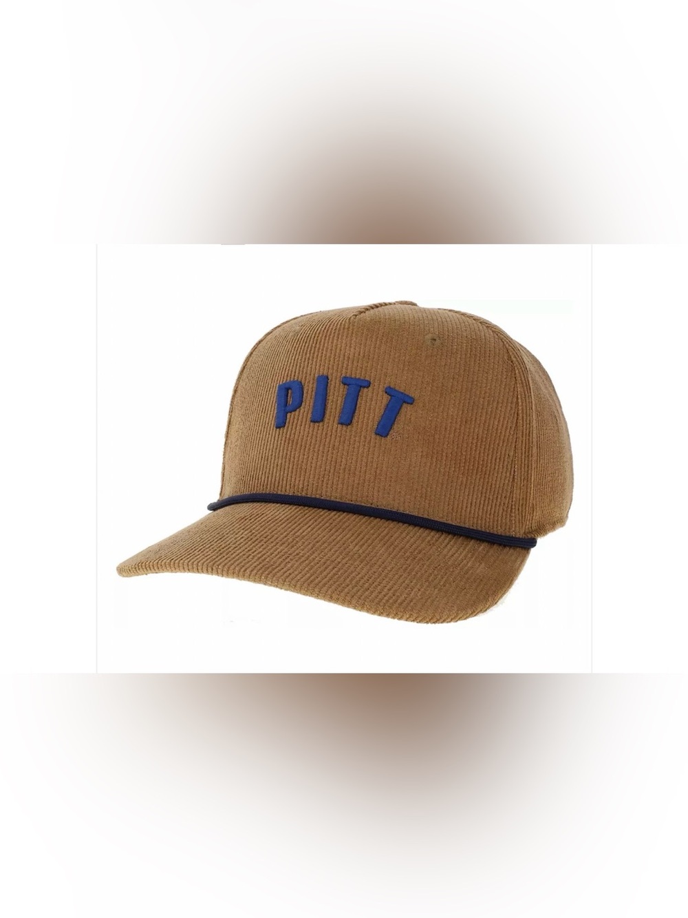 New League-Legacy Adult Pitt Panthers Khaki Corduroy Roadie Hat